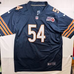 Nike Brian Urlacher Chicago Bears NFL 100th Anniversary Game Jersey Size XL